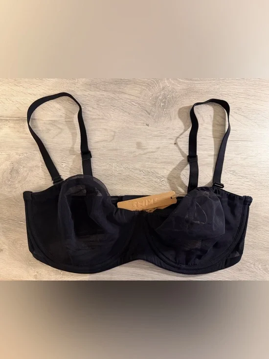 NWT 🖤 SKIMS No Show Unlined Demi Bra – Onyx 34DD - Picture 5 of 5